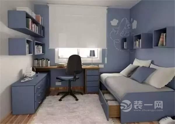卧室书房一体装修效果图
