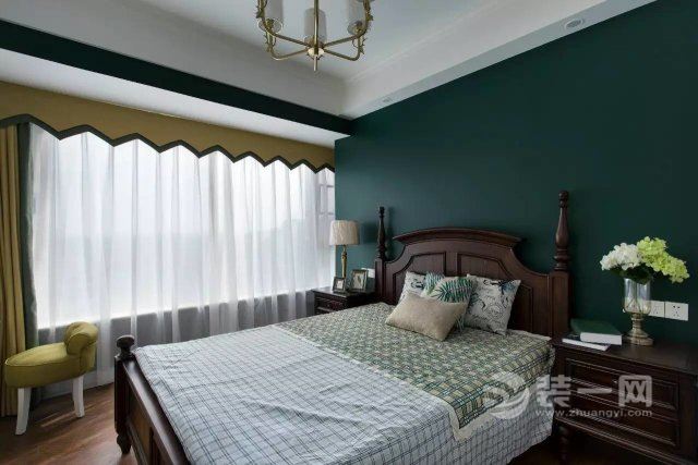 98平米现代美式风格案例卧室装修图