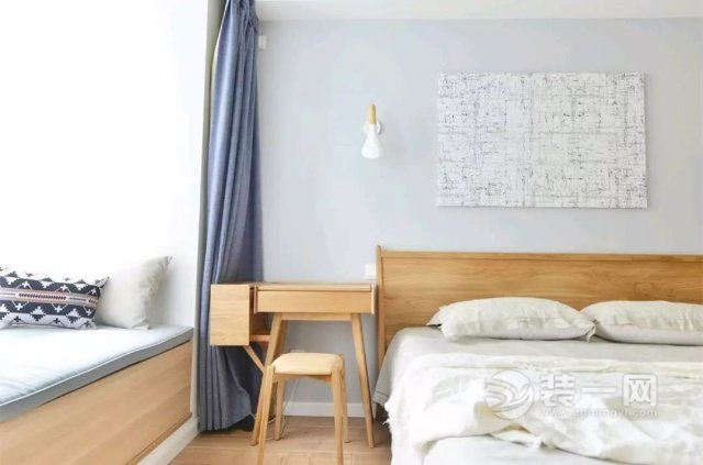 68平米极简北欧风格案例卧室装修图