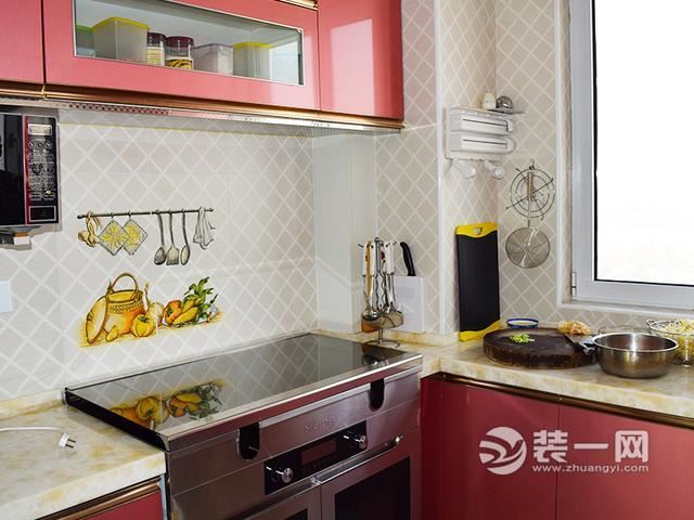 武汉联投金色港湾125平现代风格厨房装修实景图