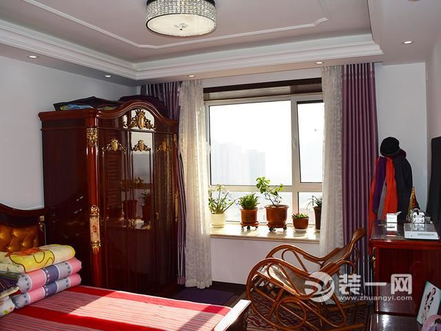 武汉联投金色港湾125平现代风格卧室装修实景图