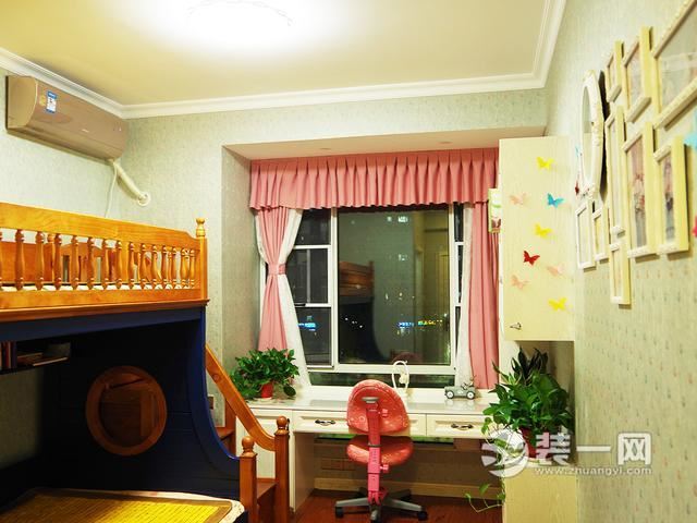 武汉装修公司洪山区保利城136平米美式风格儿童房装修效果图