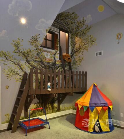 双人儿童房装修效果图 双人儿童房设计