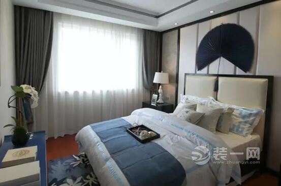 新中式风格卧室装修效果图 广州华浔品味装饰公司 149平米新中式风格装修案例