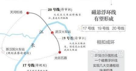 武汉地铁19号线规划图