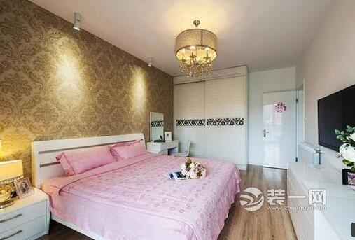 郑州民安尚郡85平两居室现代简约卧室装修效果图