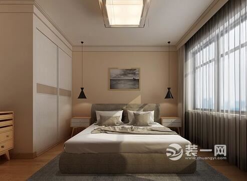 长沙北辰三角洲120平三居室现代简约卧室装修效果图