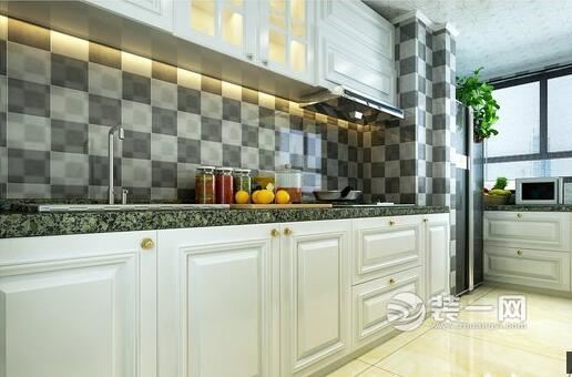 太原华洲国际145平三居室北欧风格厨房装修效果图