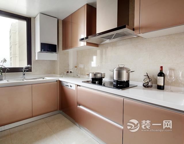 武汉复地东湖国际112平现代简约风格厨房装修效果图