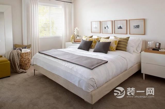 武汉复地东湖国际112平现代简约风格卧室装修效果图
