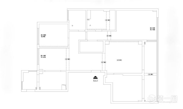 合肥绿城玫瑰园170平米户型图