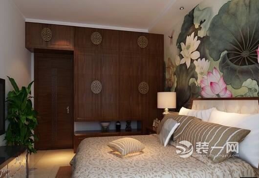 郑州北张小区155平三居室中式风格卧室装修效果图