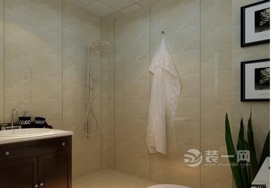 郑州北张小区155平三居室中式风格卫生间装修效果图