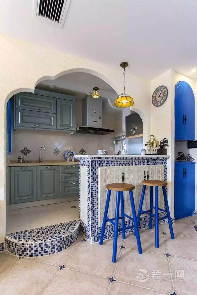 小户型地中海风格厨房装修效果图