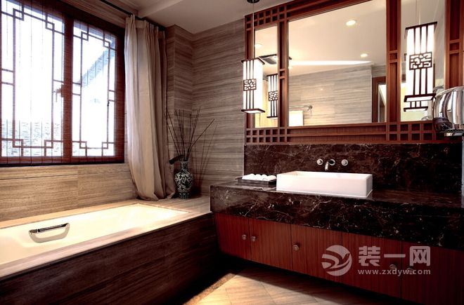 新中式风格卫浴间设计
