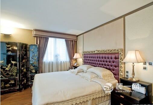 郑州西雅图105平中式风格三居室卧室装修效果图