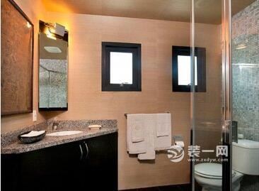 郑州西雅图105平中式风格三居室卫生间装修效果图