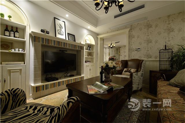 秦皇岛阿那亚三室两厅95平米美式风格装修案例效果