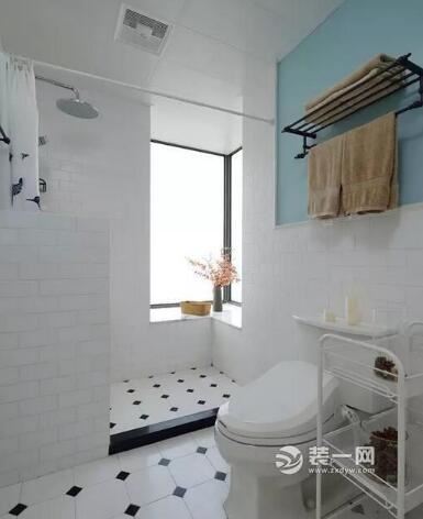 郑州翰林国际城96平三居室现代简约卫生间装修效果图