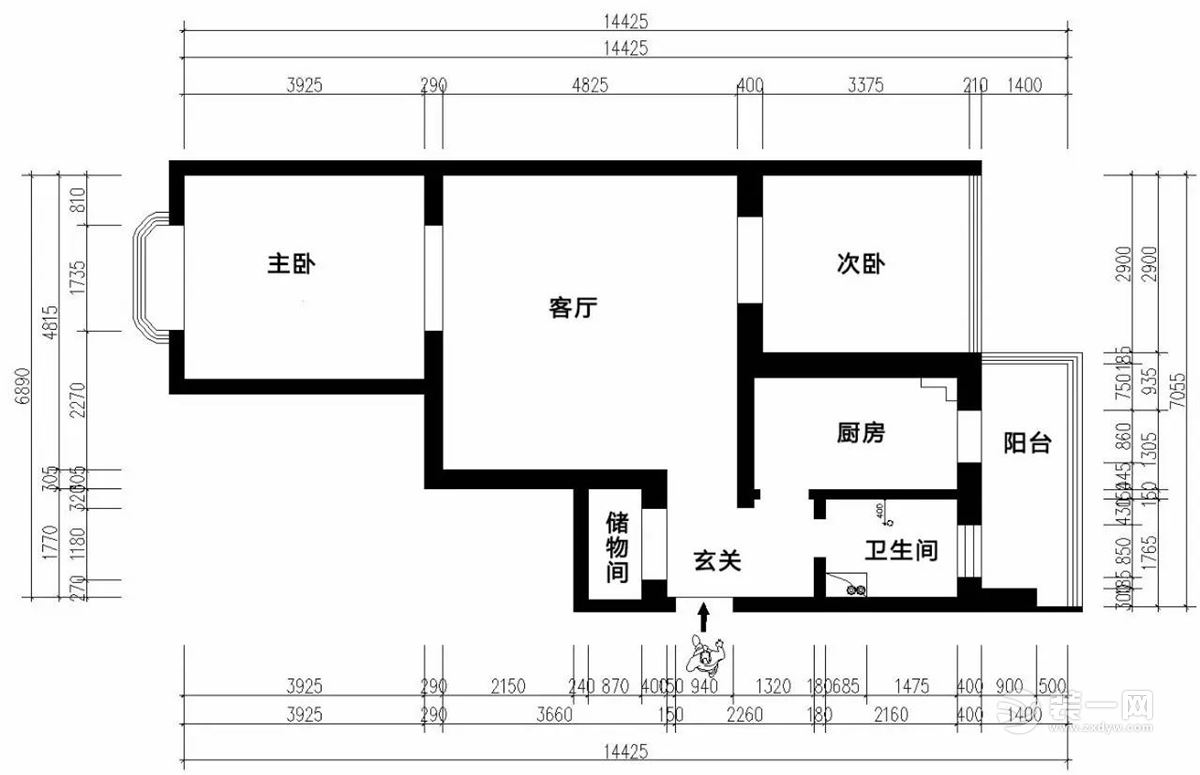 原始户型图