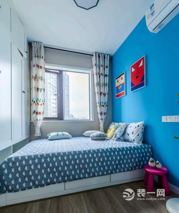 平顶山小户型93平三居室现代北欧风格儿童房装修效果图