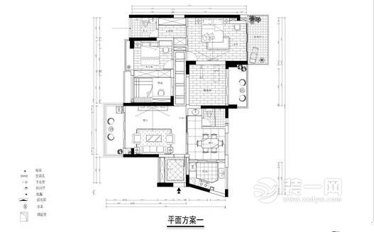 151平米户型图