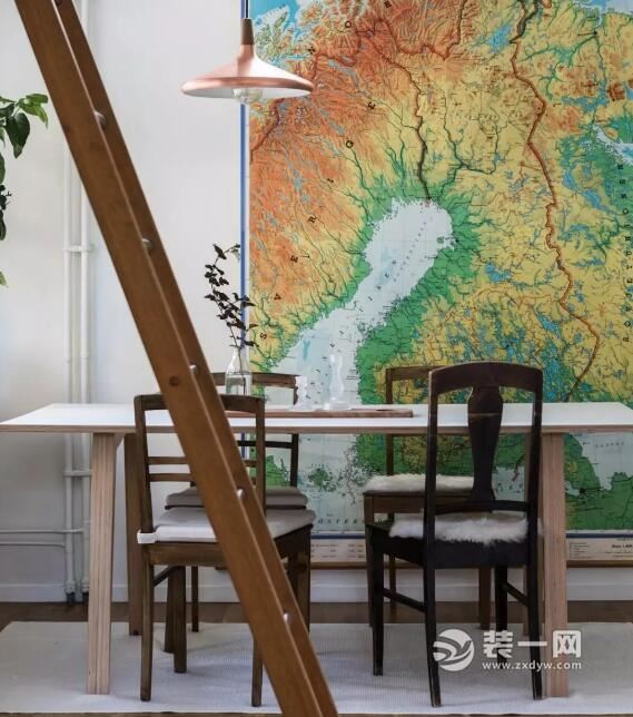 小户型郑州50平Loft风格餐厅装修效果图