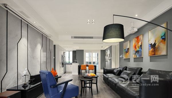 140平米现代奢华风格客厅装修效果图