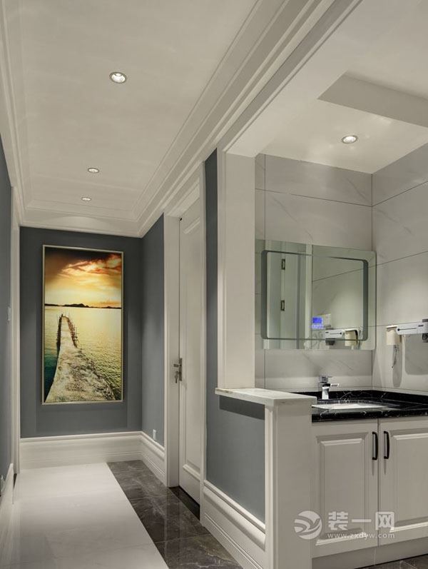 140平米现代奢华风格卫浴间装修效果图