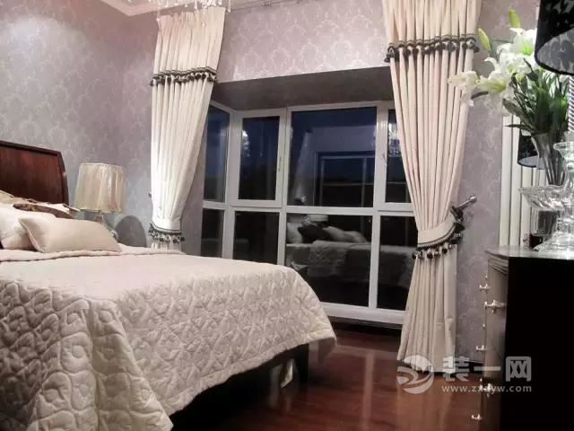 140平米现代美式风格卧室装修实景图