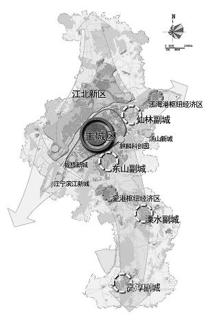 南京划分四大区域