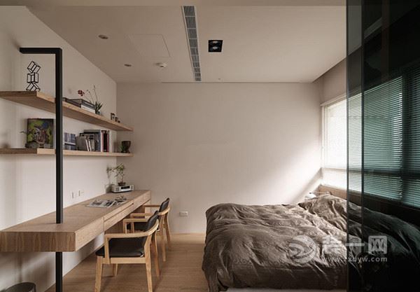 日式风三居设计卧室图片