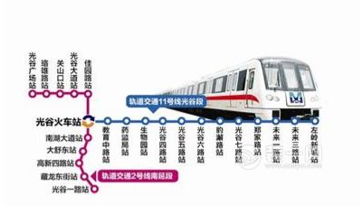 武汉地铁11号线站点设置
