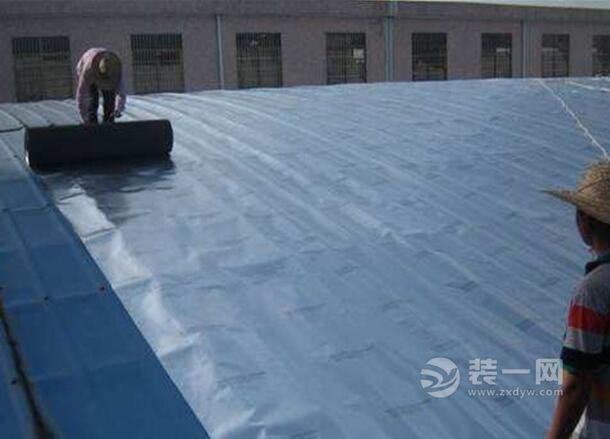 屋顶防水隔热施工