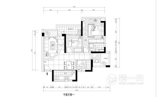 89平米户型图