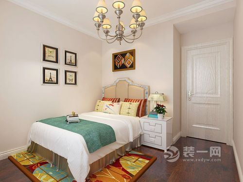 欧美风情二居室装修案例次卧室图片