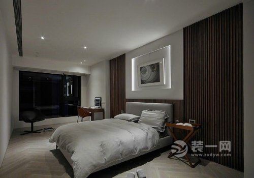 现代简约风格三居室设计卧室图片