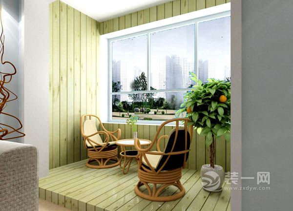 颠覆传统阳台设计让阳台融入居室空间