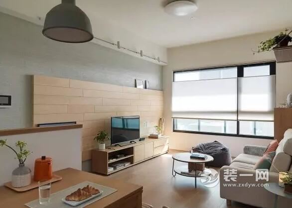 郑州100平两居公寓现代风格客厅装修效果图