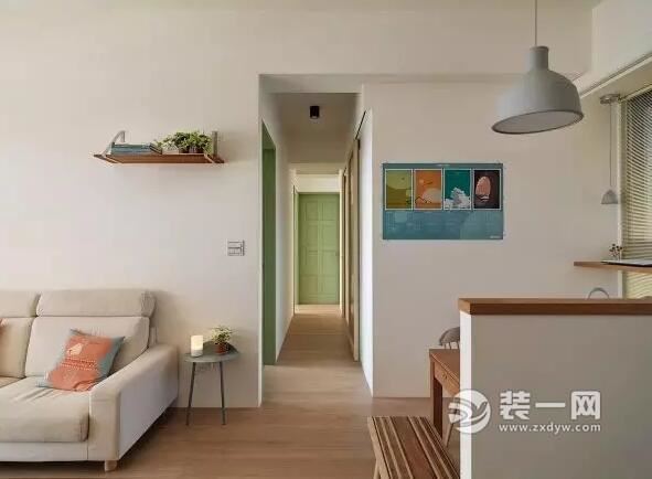 郑州100平两居公寓现代风格走廊装修效果图