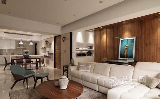 110平米两居室现代简约风格装修效果图