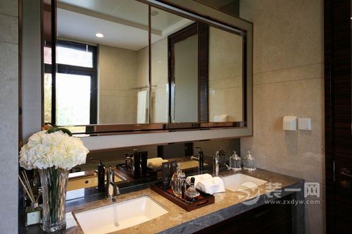 145平米三室两厅新古典风格案例浴室图