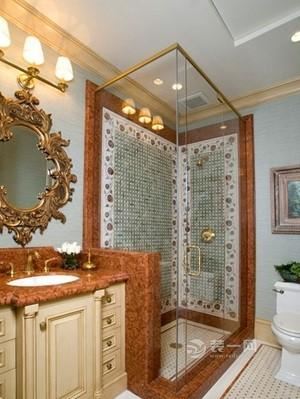 卫浴间瓷砖装修效果图