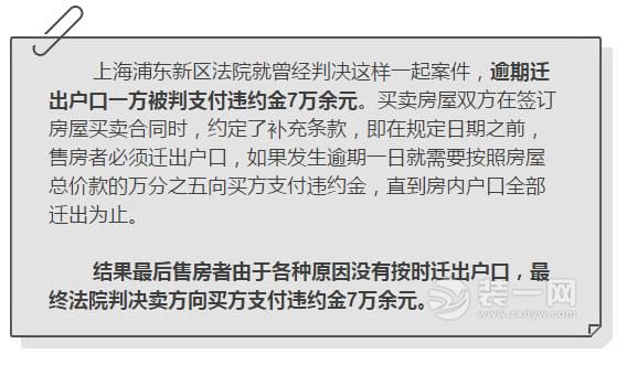 买卖二手房注意事项 买卖二手房流程 户口逾期迁出问题