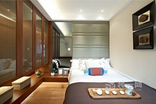 200平米别墅装修中式古典风格案例卧室图