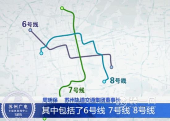 苏州地铁6号线最新线路图