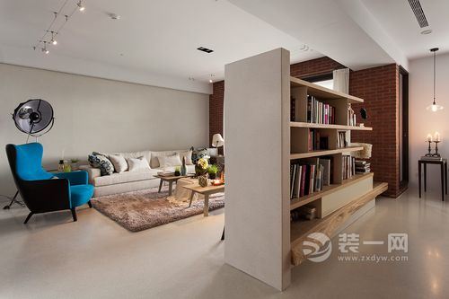 124平米三居室简欧风格设计案例客厅图