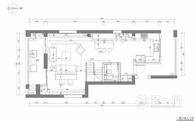 157平米一楼平面布置图