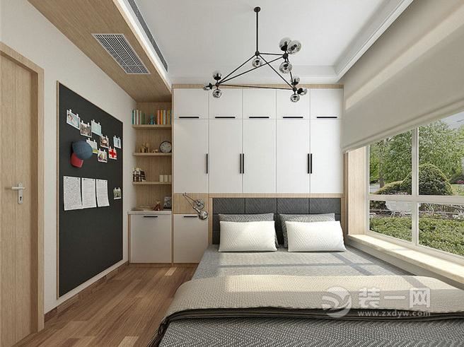 南昌120平米现代简约风格三居室装修效果图