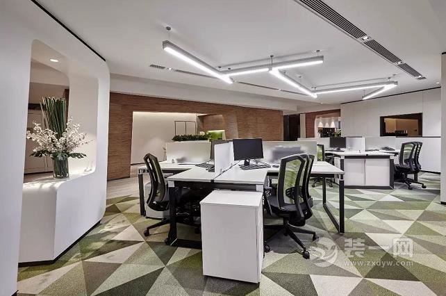 420平米现代简约风办公室装修效果图